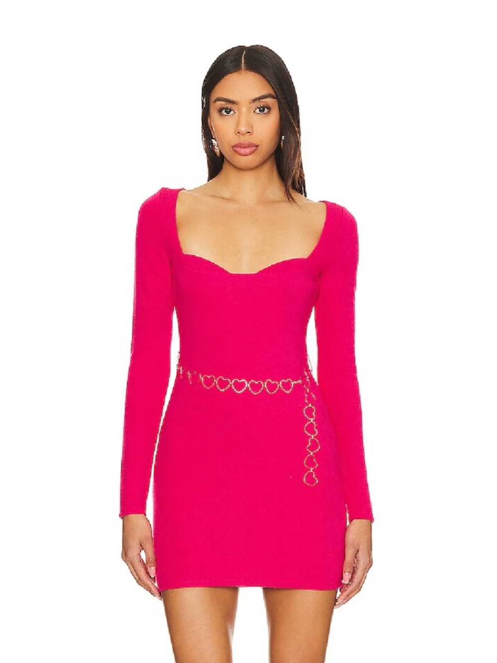 Lovers + Friends Dominique Dark Pink Mini Dress NWT Size S